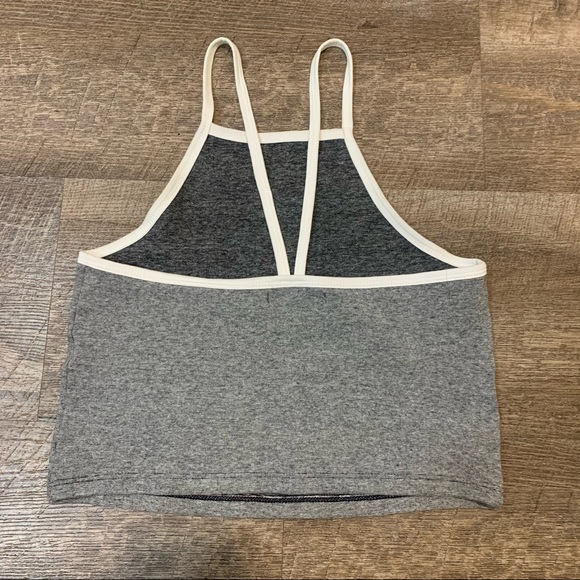Zara Grey Crop Tank - Picture 2 of 3